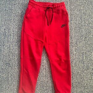 Nike Sportswear Tech Fleece Joggers University Red/Black-Boys LG